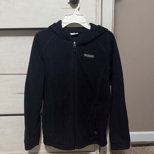 Columbia Kids Black Fleece Zip-Up Hoodie